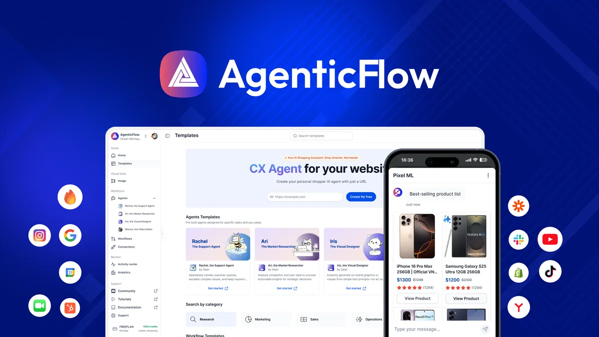 AgenticFlow Logo